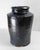 19th Century Rustic Primitive Black Glazed Redware Storage Jar For Sale - Image 4 of 12