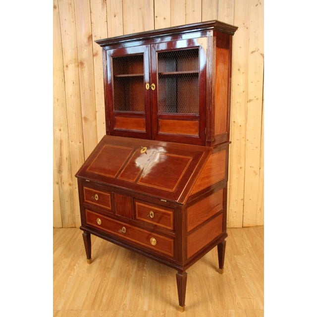 18th Century Scriban Library in Mahogany For Sale - Image 13 of 13
