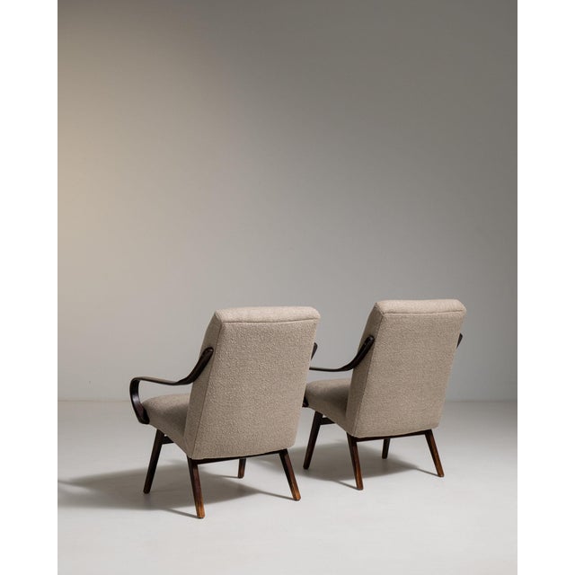 Wood 19th Century France Taupe Wood Armchair For Sale - Image 7 of 11