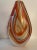 1950s Mid-Century Murano Teardrop Vase With Atomic Swirl For Sale - Image 5 of 7