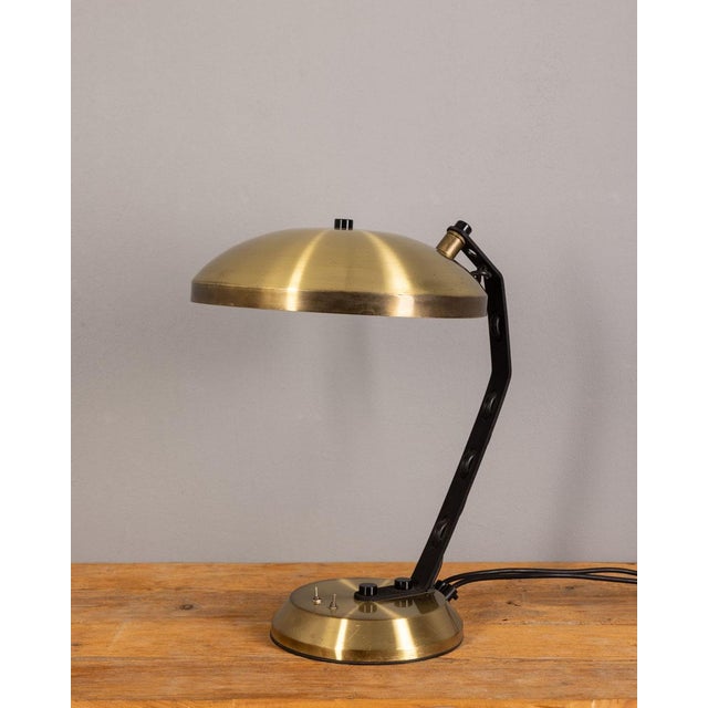 Italian Brass Table Lamp, 1970s For Sale - Image 11 of 11