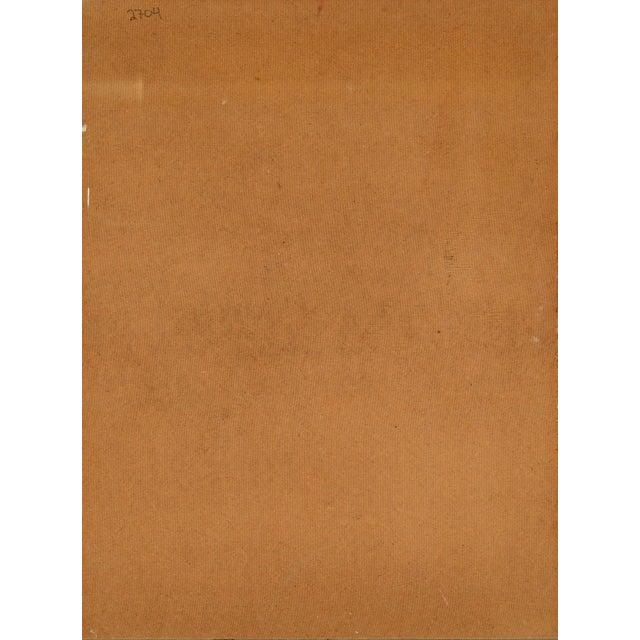 1960's Pink & Yellow Figurative Abstract by Les Anderson For Sale - Image 11 of 11