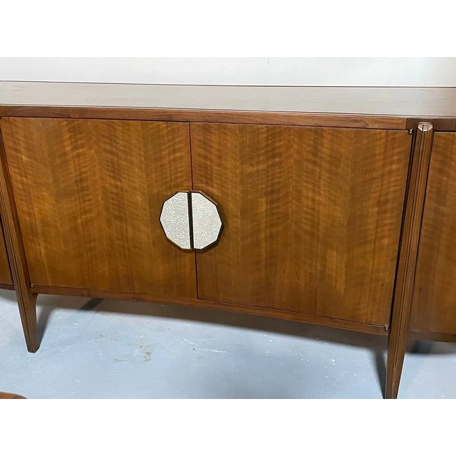 1980s Jonathan Charles Toulouse Sideboard 83" For Sale In West Palm - Image 6 of 8