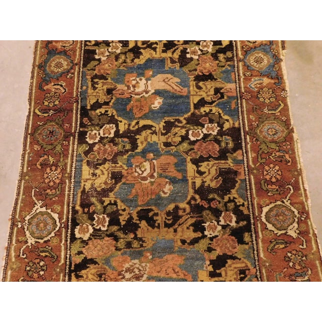 1920s 1920s Antique Persian Bakhtiar Rug 3'5"x 6'2" For Sale - Image 5 of 13