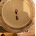 Late 20th Century Pair of 7" Decorative Japanese Style Vases - Gold Accent Porcelain Shelf Decor For Sale In San Francisco - Image 6 of 6