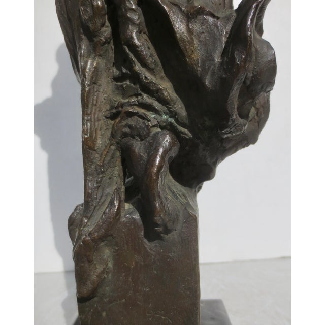 1920s Italian Bronze Allegorical Figure by A. Stagliano Circa 1920 For Sale - Image 5 of 16