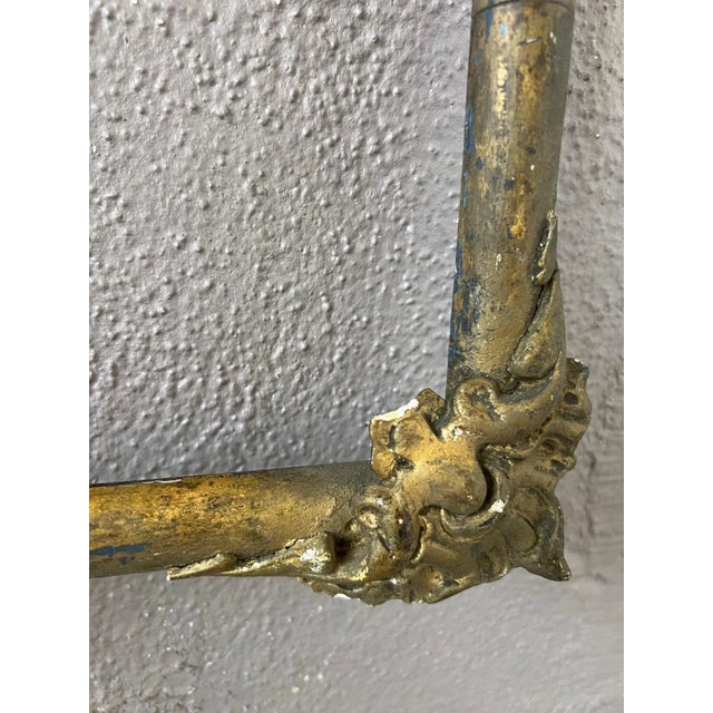Wood Frame Gilded with Gold Leaf For Sale - Image 7 of 10