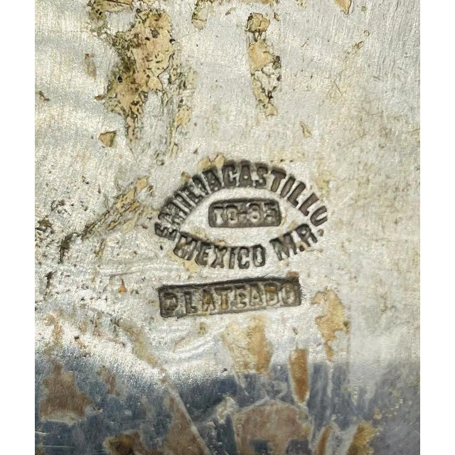 1980s Emilia Castillo Five Piece Fish Tea or Coffee Set Mexican Modern Silversmithing - Set of 5 For Sale - Image 18 of 18