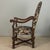 Late 19th Century 19th Century French Renaissance Revival Hand Carved Oak Armchair For Sale - Image 5 of 17