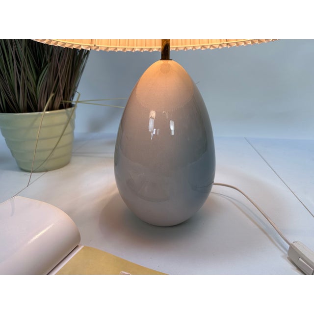 Studio Ceramic Art Drop-Shaped Table Lamp by Gert Ingvar Andersson, Sweden, 1980s For Sale - Image 6 of 18