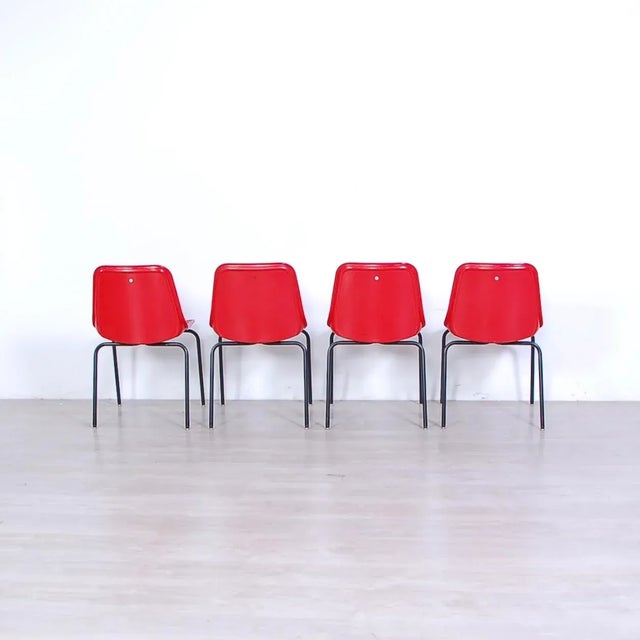 Dining Chairs from MIM, 1960s, Set of 4 For Sale - Image 4 of 11