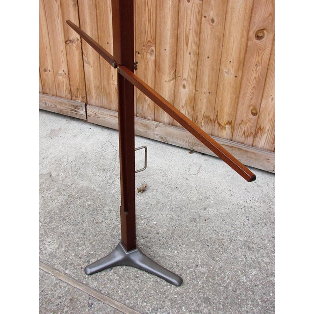 Brown Teak Tripod Valet, 1970s For Sale - Image 8 of 14