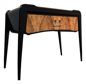 Italian Art Deco Ebonized Coffee Table, 1940s