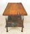Vintage Industrial Iron Workbench With Wood Top For Sale - Image 6 of 10