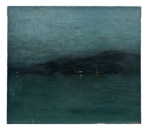 Edward Riche Butler, Starry Night, 1890s, Oil on Canvas