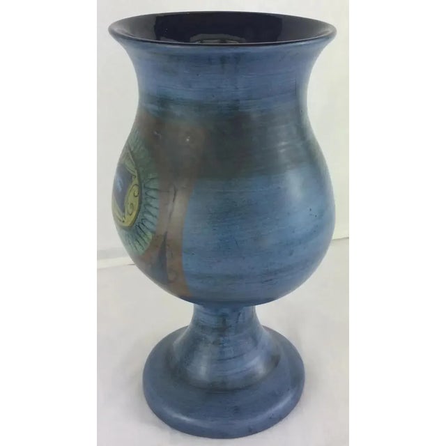 Mid-20th Century Ceramic Vase by Jean De Lespinasse For Sale - Image 4 of 7