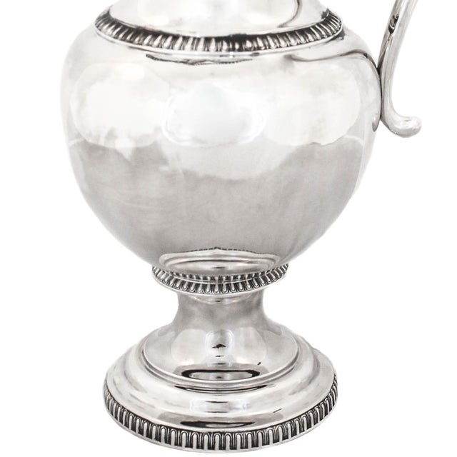 19th Century Sterling Silver Water Pitcher For Sale - Image 4 of 6