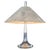 Mid-Century Modern Glass and Chrome Table Lamp attributed to Ingo Maurer for Design M, Germany, 1960s For Sale - Image 11 of 11