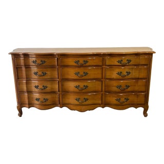 Late 20th Century French Provincial Dresser of Twelve Drawers For Sale