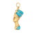 Finely detailed reversible Nefertiti charm crafted in 14k yellow & white gold. The sculptural portrait depicts Queen...