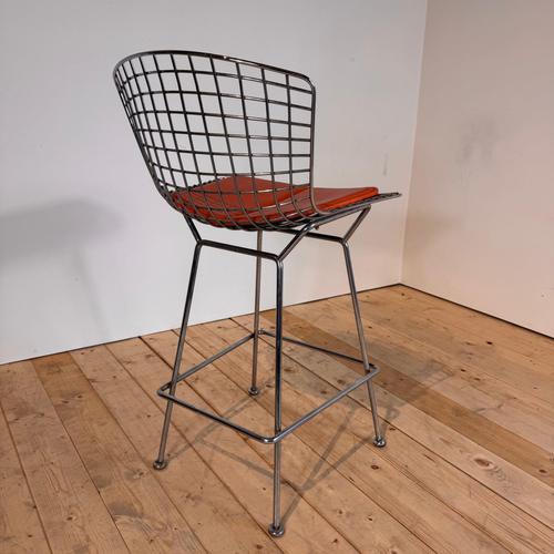 Vintage Bar Stool by Harry Bertoia for Knoll International, 1960s For Sale - Image 3 of 13