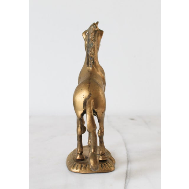 Vintage Brass Unicorn Figure For Sale In Milwaukee - Image 6 of 10