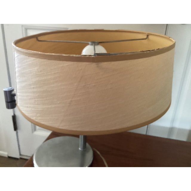 1970s Walter Von Nessen Mid Century Modern Swing Arm Chrome Desk Lamp For Sale - Image 12 of 14