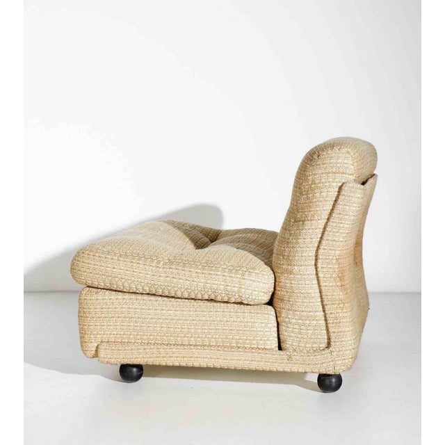 Metal Amanta Armchairs by Mario Bellini for C&B Italia, Italy, 1973, Set of 9 For Sale - Image 7 of 9