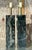 Vintage Boho Solid Black Marble Lamps - a Pair For Sale - Image 4 of 8