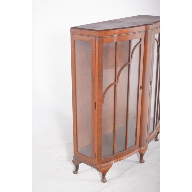 Portuguese Double-Door Showcase Cabinet, 1890s For Sale - Image 3 of 7