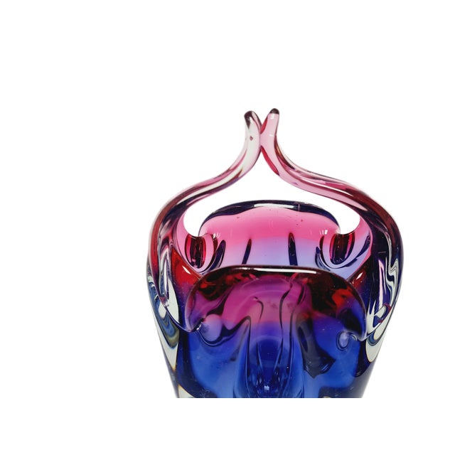 Vase by J. Hospodka for Chribska Glassworks, Former Czechoslovakia, 1960s For Sale - Image 4 of 18