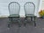 Late 20th Century Late 20th Century Set of 6 Bow Back Windsor Dining Chairs in Green Paint For Sale - Image 5 of 17