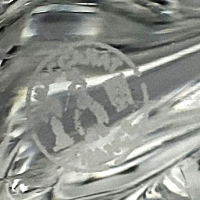 Mid-Century Baccarat 6" "Aladin" Crystal Twisted Candlesticks - Pair as Is One Has Chip For Sale In Las Vegas - Image 6 of 8