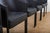 Costes Chair Set in Black Lacquered Tubular Steel Frame, Molded Plywood Seat and Leather by Philippe Starck, 1984, Set of 6 For Sale - Image 5 of 17