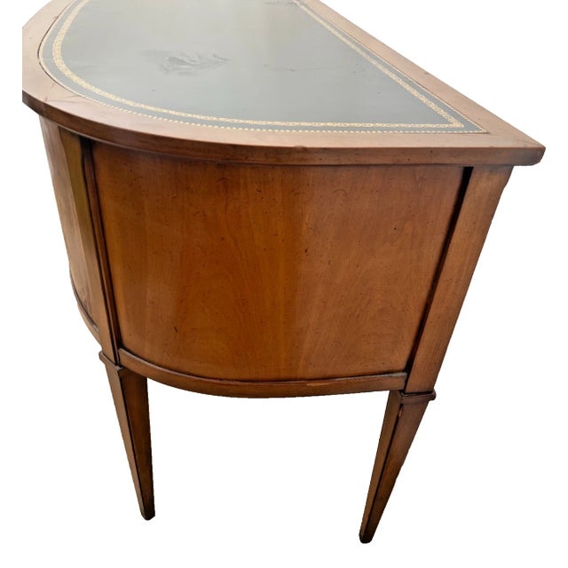 Vintage Sligh Lowry Regency Revival Writing Desk, Five Drawers, Petite Size For Sale - Image 11 of 16