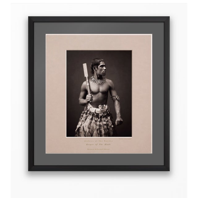 Atelier Aria Lumae Burton Brothers Samoa Portrait 1899 Restored Fine Art Gallery Board Print 20 X 24 on Archival Museum Grade Hahnemuhle Baryta Paper For Sale - Image 17 of 17