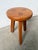 1960s Frencg Elm Tripod Stool, 1960s For Sale - Image 5 of 12