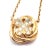 Early 21st Century Chanel 4 Leaf Clover Gold Diamond Pendant Link Chain Necklace For Sale - Image 5 of 12