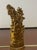 2010s Hollywood Regency Gilt Gold Coral Table Lamp With Black Shade For Sale - Image 5 of 9