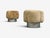 Italian Modern, Ottomans, Fabric, Painted Wood, Italy, 1930s For Sale - Image 4 of 13