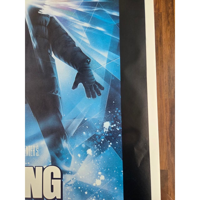 Blue Vintage Horror John Carpenter's the Thing Original One Sheet Movie Poster For Sale - Image 8 of 11
