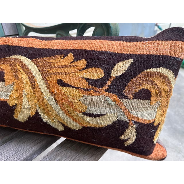 Mid 18th Century Set of Three Antique Tapestry Pillows For Sale - Image 5 of 11