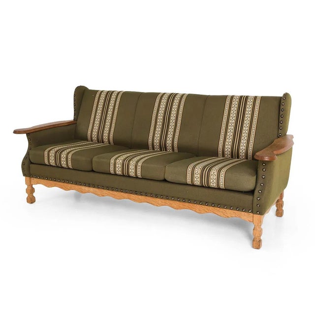 Fine Danish Mid Century Modern Sofa Traditional Design For Sale - Image 13 of 17