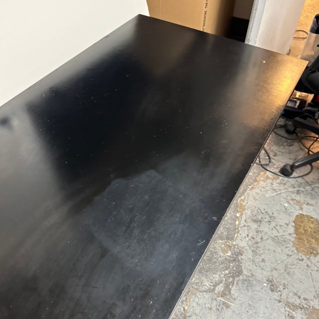 Pottery Barn Black Bedford Desk For Sale - Image 11 of 12