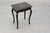 19th Century Black Wooden Side Table with Drawer, France For Sale - Image 14 of 16