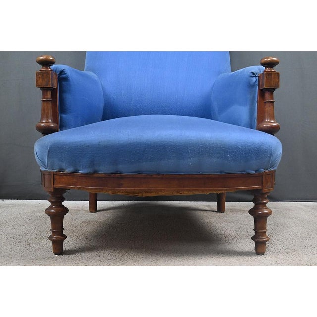Walnut Bergère Armchair, Early 20th Century For Sale - Image 10 of 16