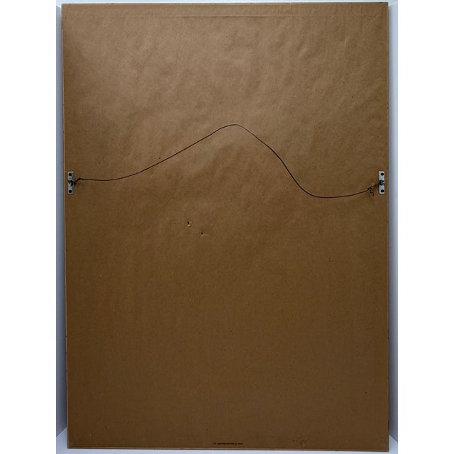 Blue C. 1988, "Zaczarowany Swiat" (Miracle World), Polish Theatre Lithograph in Vintage Frame, Expressionist, Designer Andrzej Pągowski For Sale - Image 8 of 8