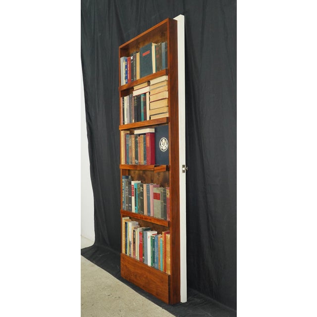 Traditional Reclaimed Wood Bookcase Hidden Door 29.625 X 78.875 In. For Sale - Image 3 of 12