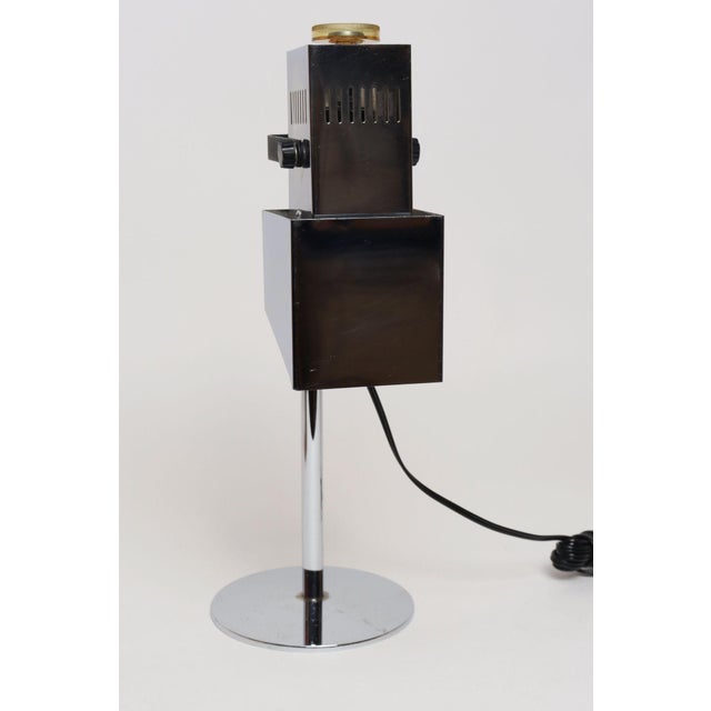 Metal Vintage Koch & Lowy Chrome Adjustable Task / Table Lamp With Articulating Shade For Sale - Image 7 of 17