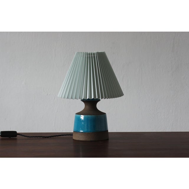 Vintage Ceramic Table Lamp, Denmark, 1960s For Sale - Image 6 of 6